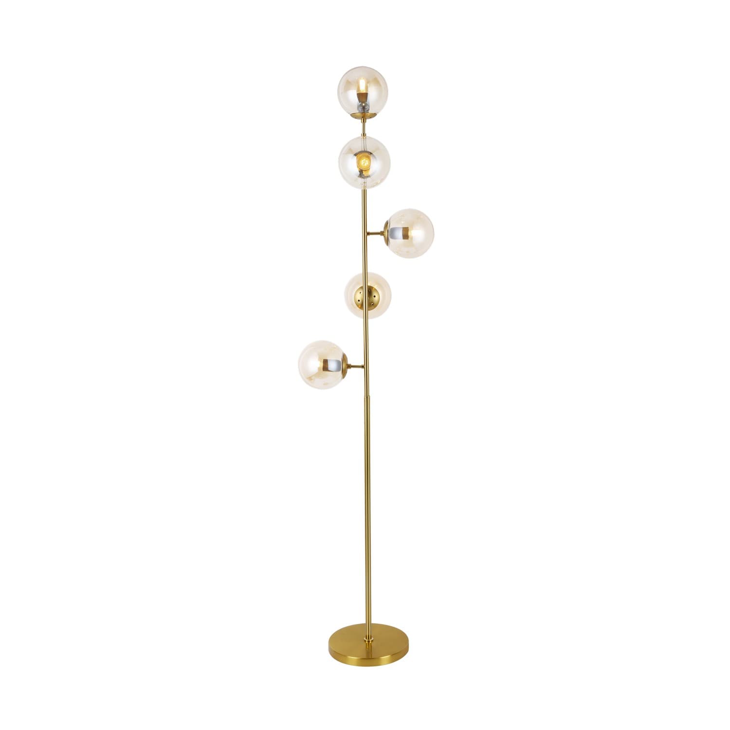 Podna lampa F7031-5F SG+AM