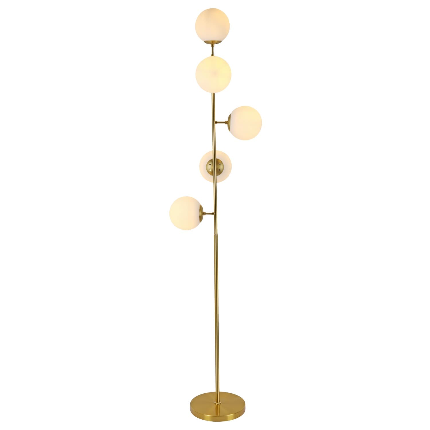 Podna lampa F7031-5F SG+WH