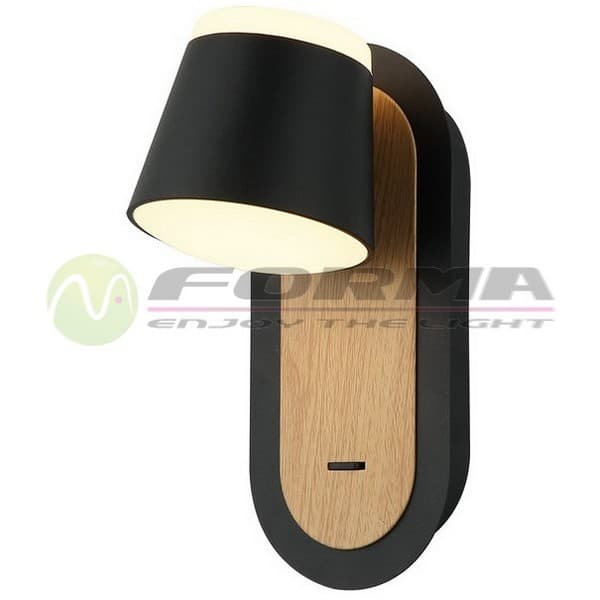 LED zidna lampa F2077-8Z BK+WD