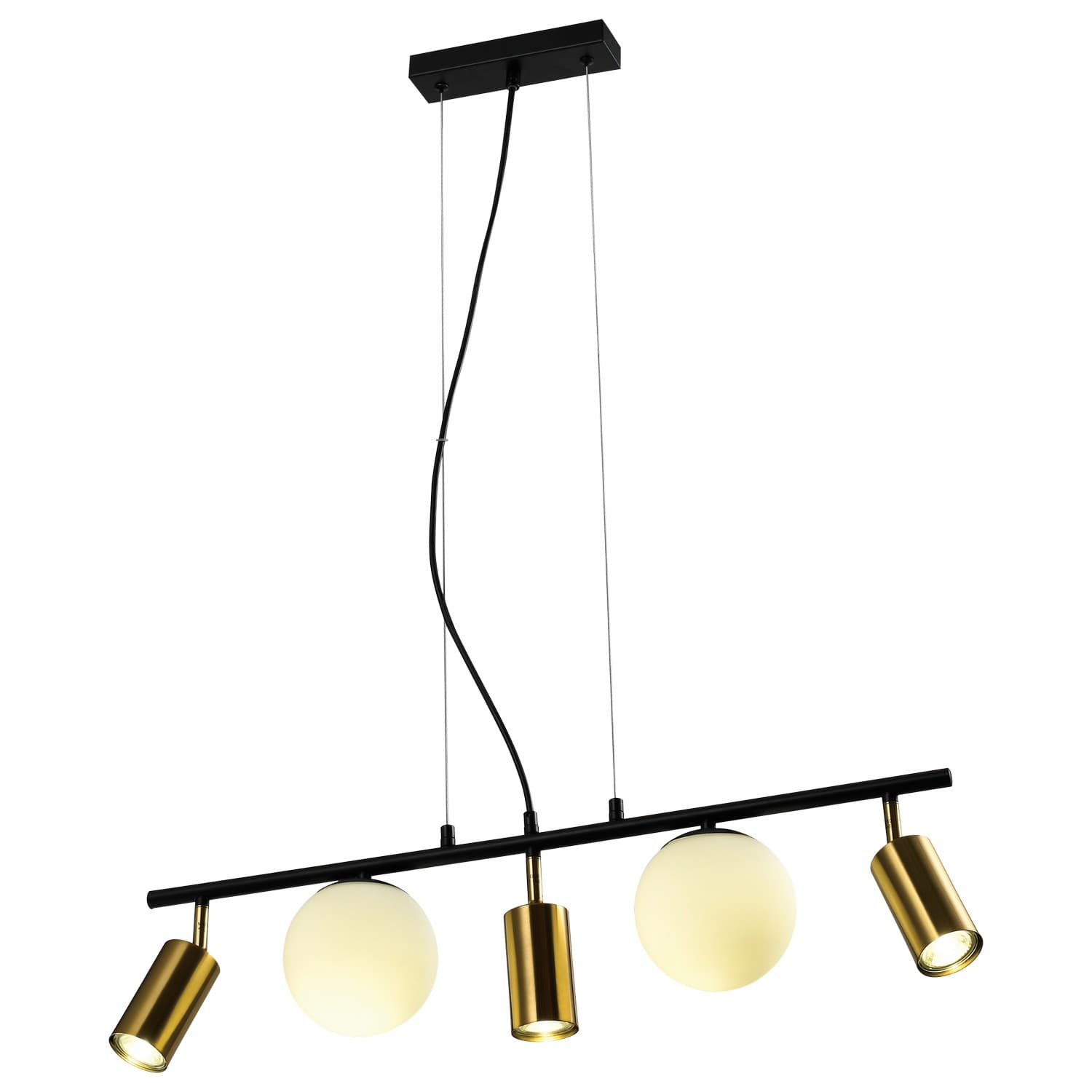 Viseća lampa FG155-5V BK+SG
