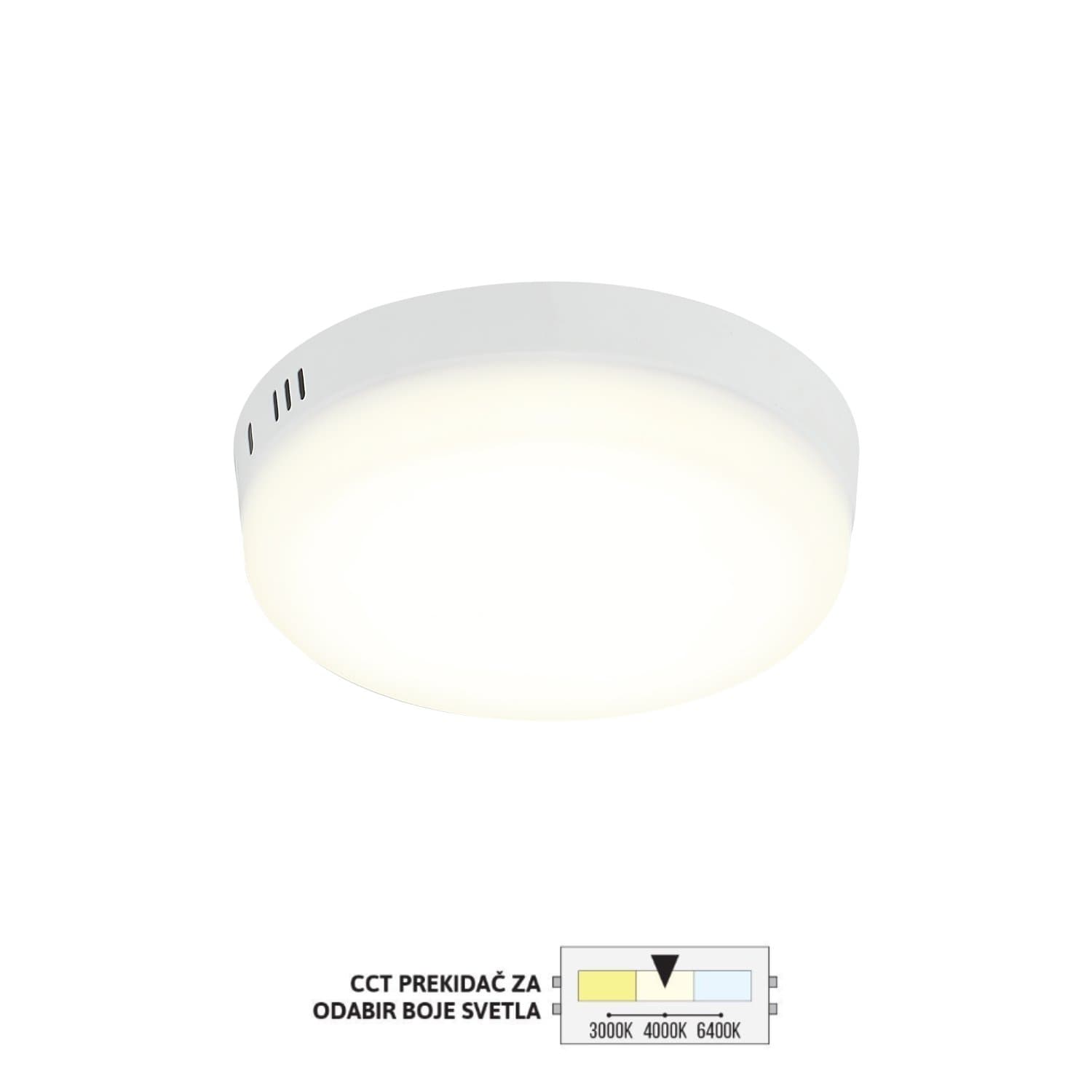 LED panel frameless nadgradni LPG-08-18R