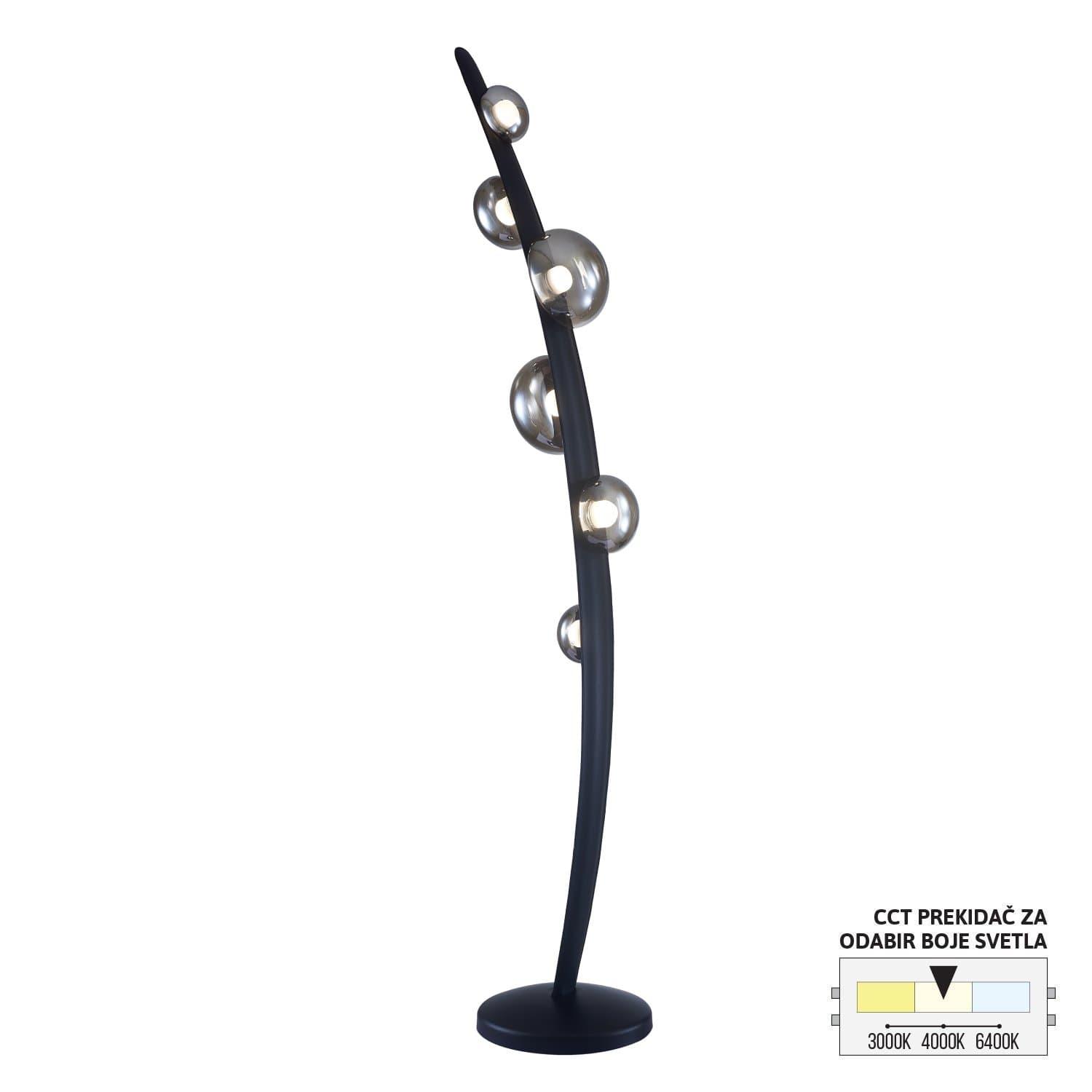 LED podna lampa FK2015-15F BK