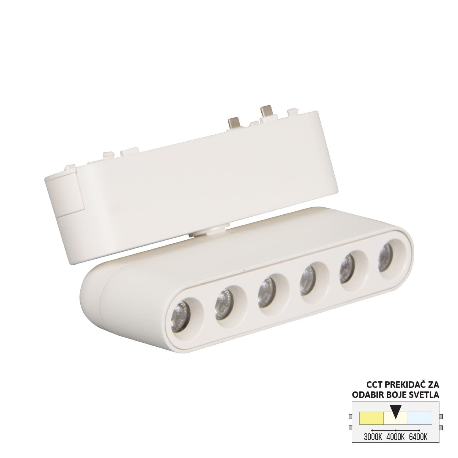 LED magnetna svetiljka CCT ULTRA SLIM FMS2101-6 WH