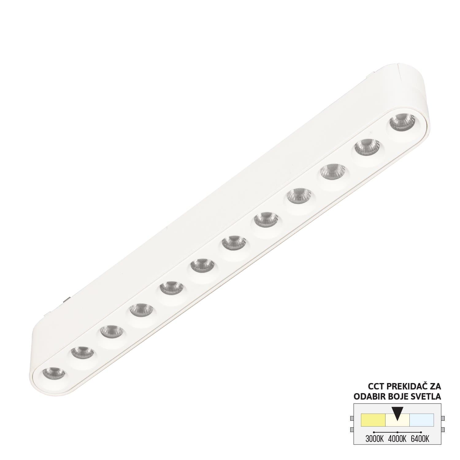 LED magnetna svetiljka CCT ULTRA SLIM FMS2001-12 WH