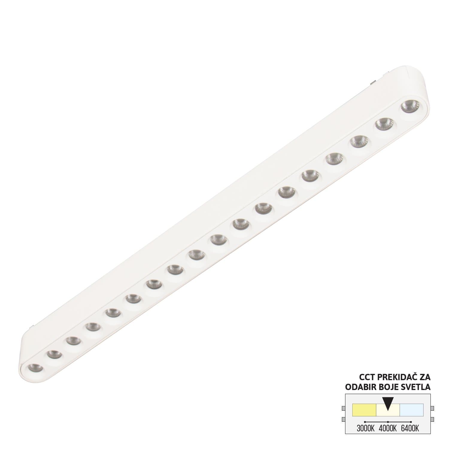 LED magnetna svetiljka CCT ULTRA SLIM FMS2001-18 WH