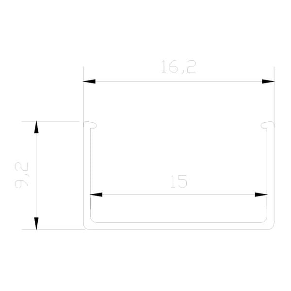 Aluminijumski profil AL526 SV