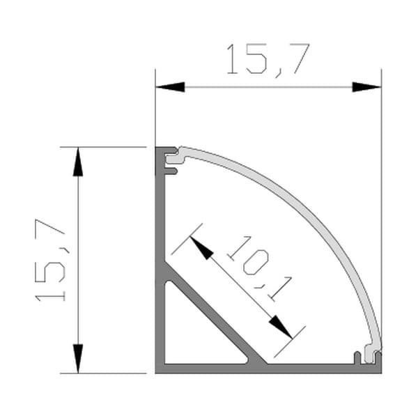 Aluminijumski profil AL526 SV