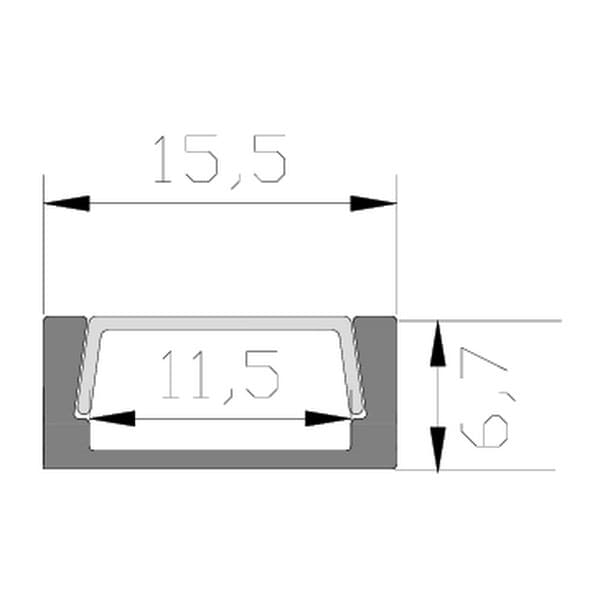 Aluminijumski profil AL526 SV