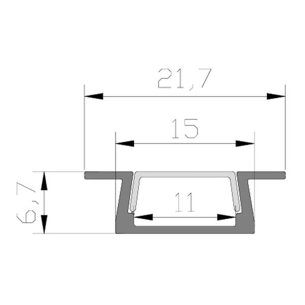 Aluminijumski profil AL526 SV