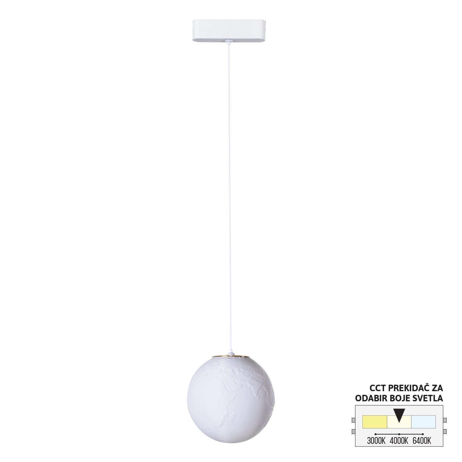 LED magnetna visilica CCT ULTRA SLIM FMS4003-7 WH