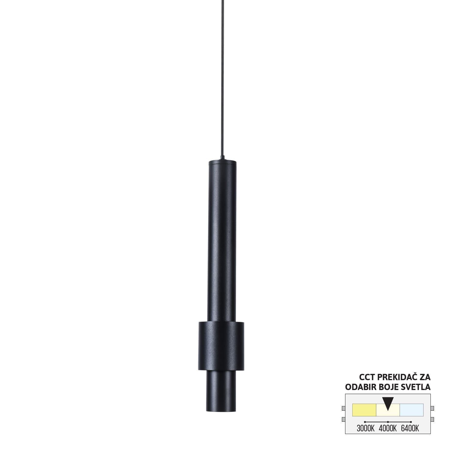 LED magnetna visilica CCT ULTRA SLIM FMS4005-7 BK