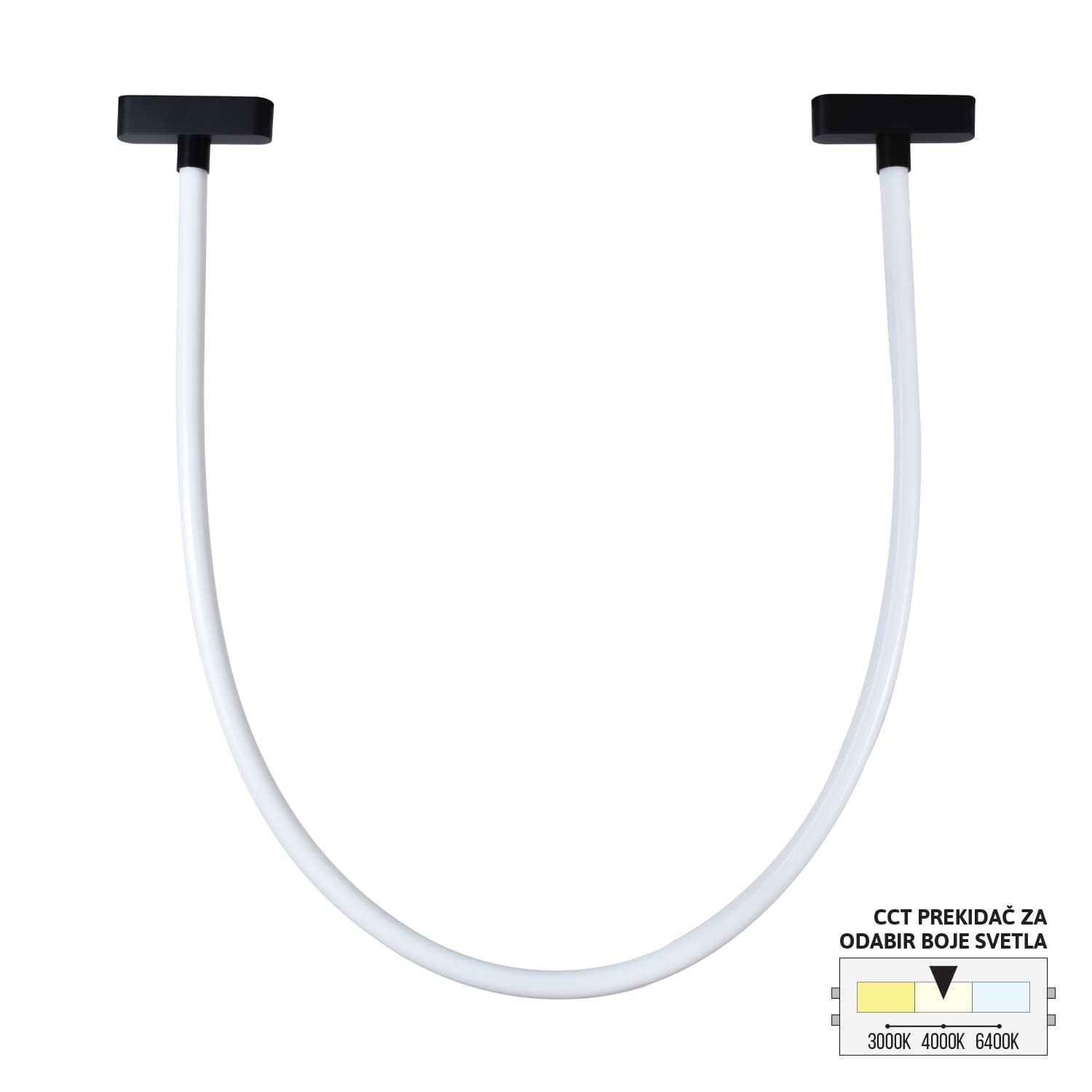 LED magnetna svetiljka CCT ULTRA SLIM FMS4006-20 BK