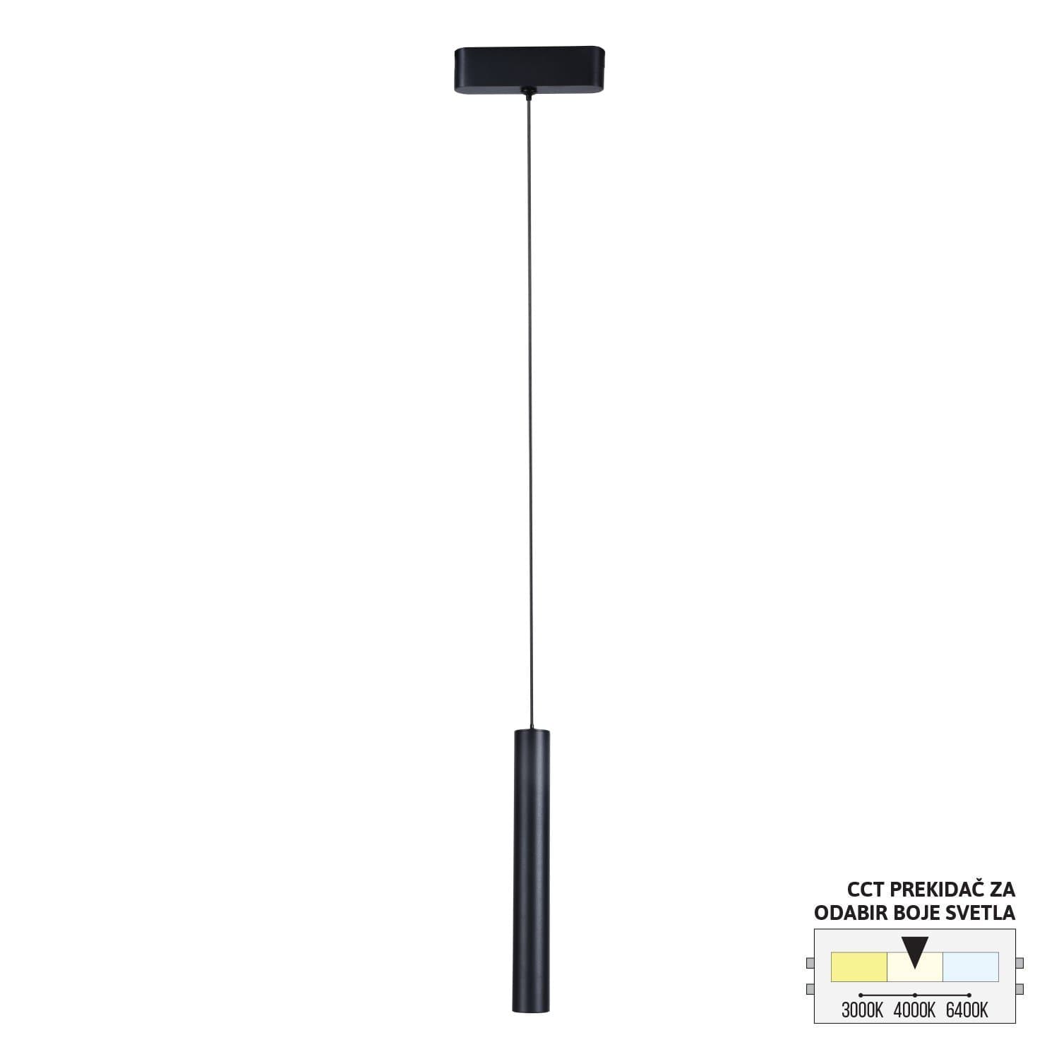 LED magnetna visilica CCT ULTRA SLIM FMS4001-10 BK