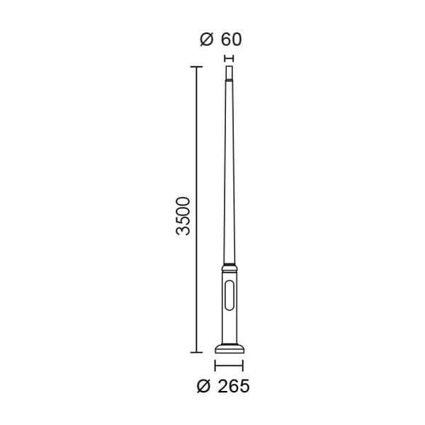 Stub za lampu EKTOR 3500 SV