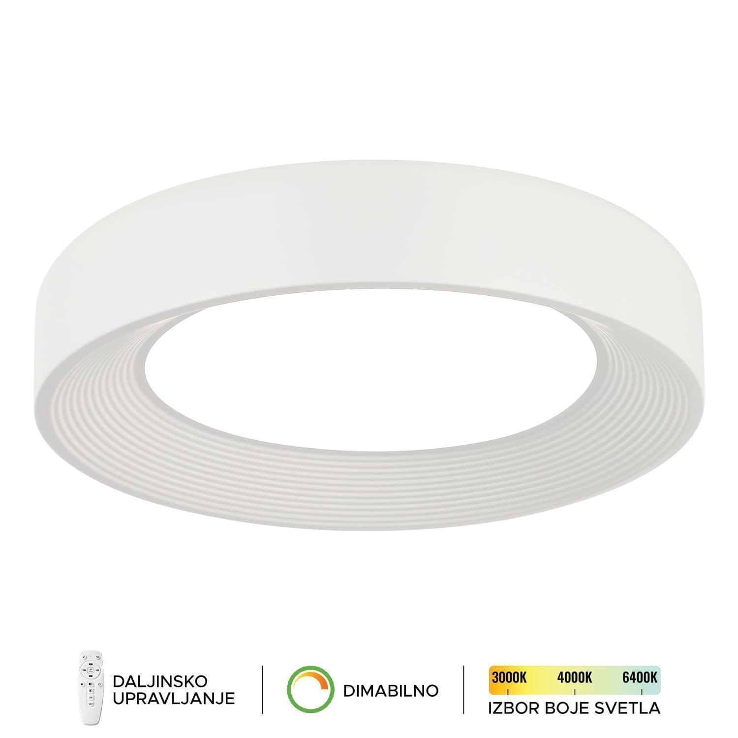 LED plafonska lampa F2096-67C WH