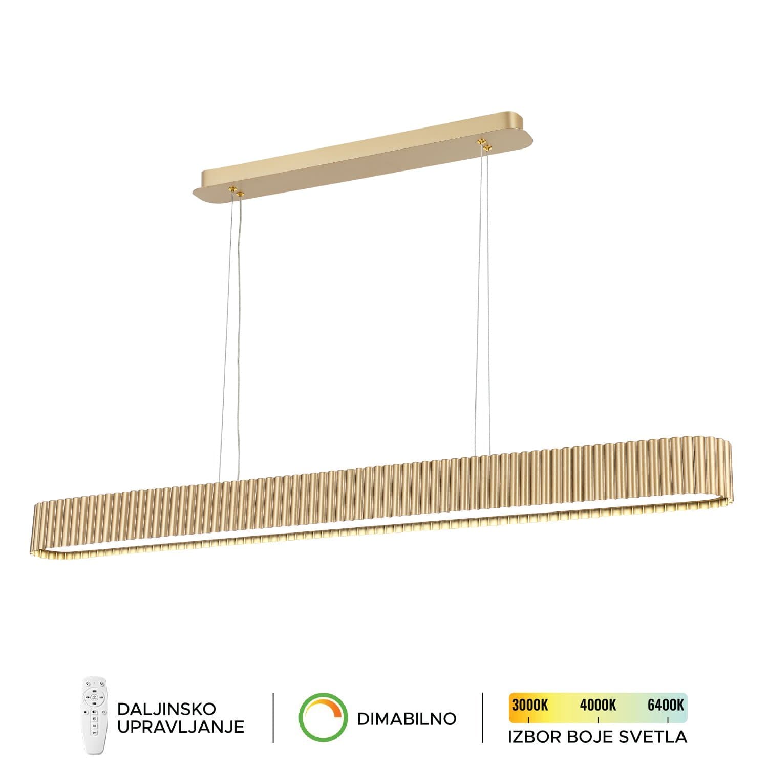 LED viseća lampa F2095-100VL SG