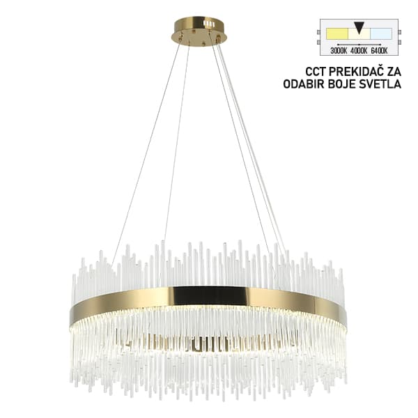 LED visilica CCT KP7006-90V BZ
