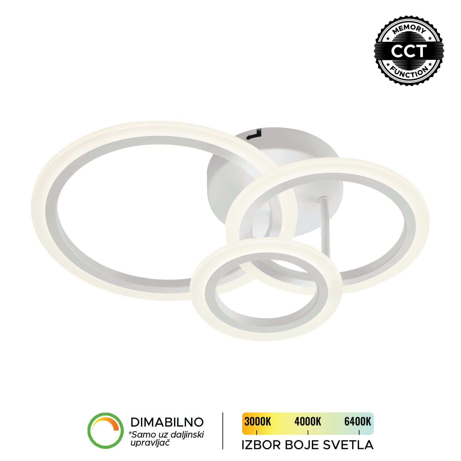 LED plafonska lampa F2083-32C WH