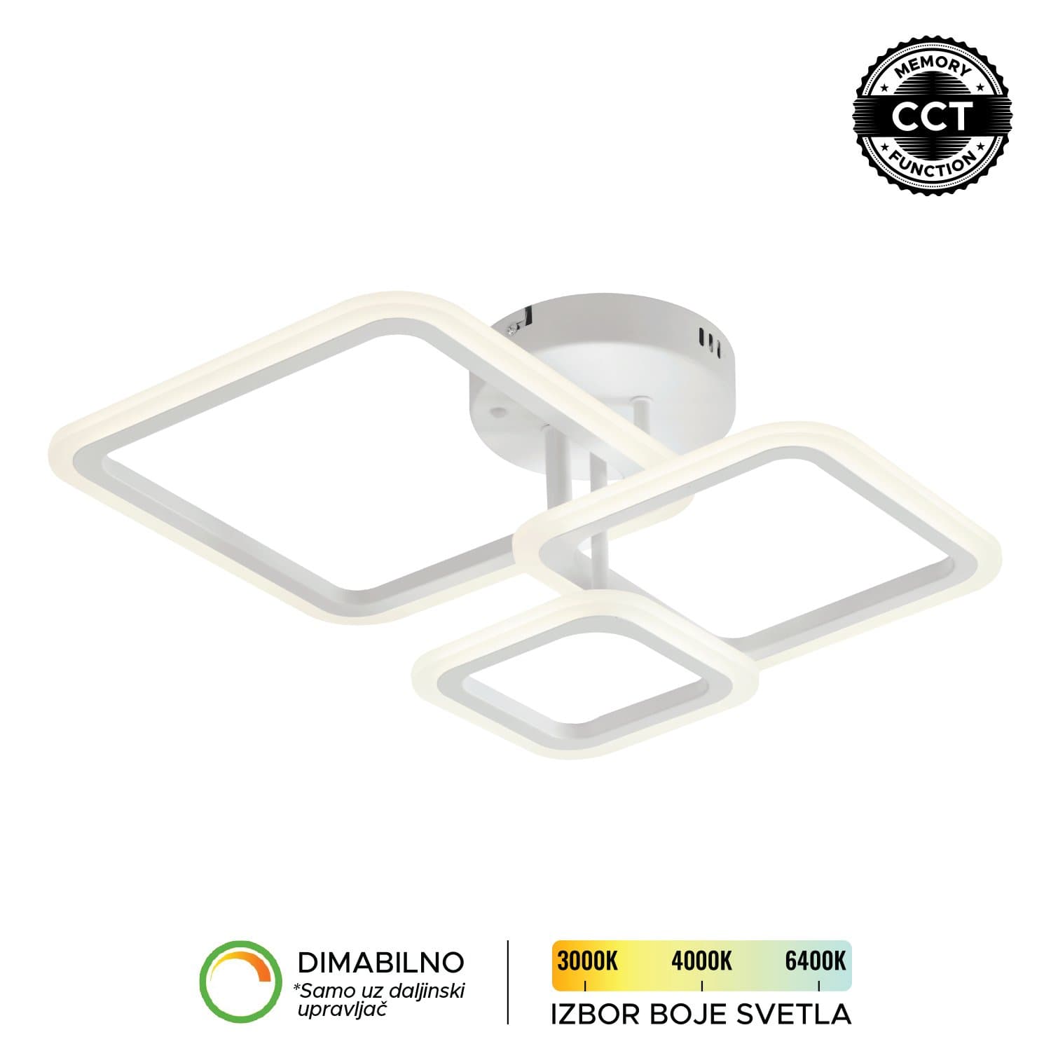 LED plafonska lampa F2082-38C WH