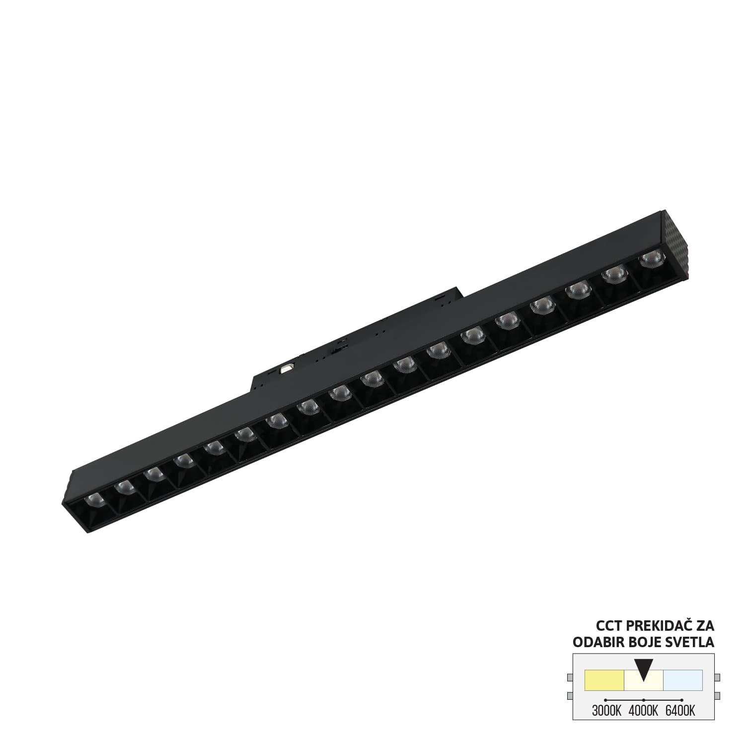 LED magnetna svetiljka CCT FM2001-18 BK