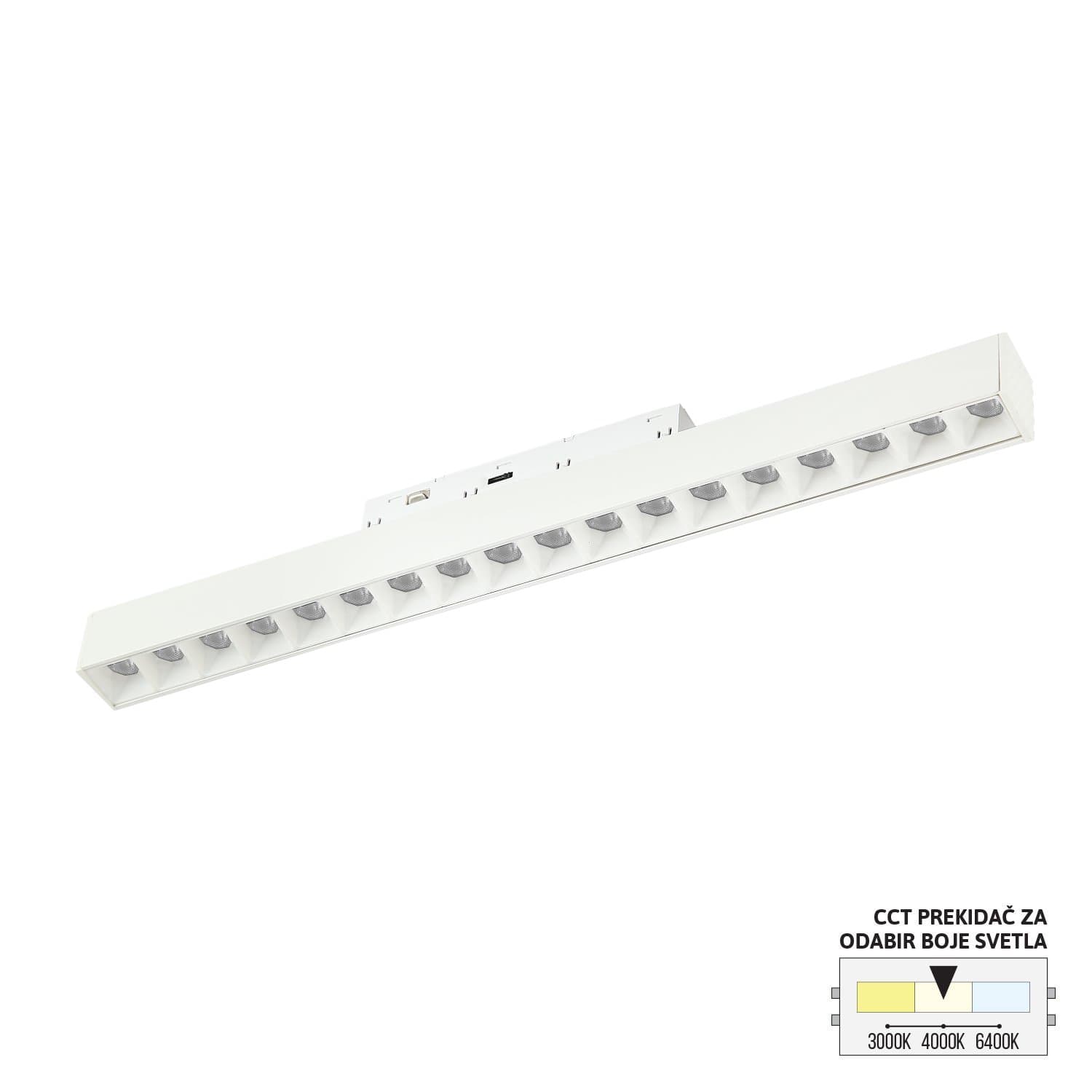 LED magnetna svetiljka CCT FM2001-18 WH