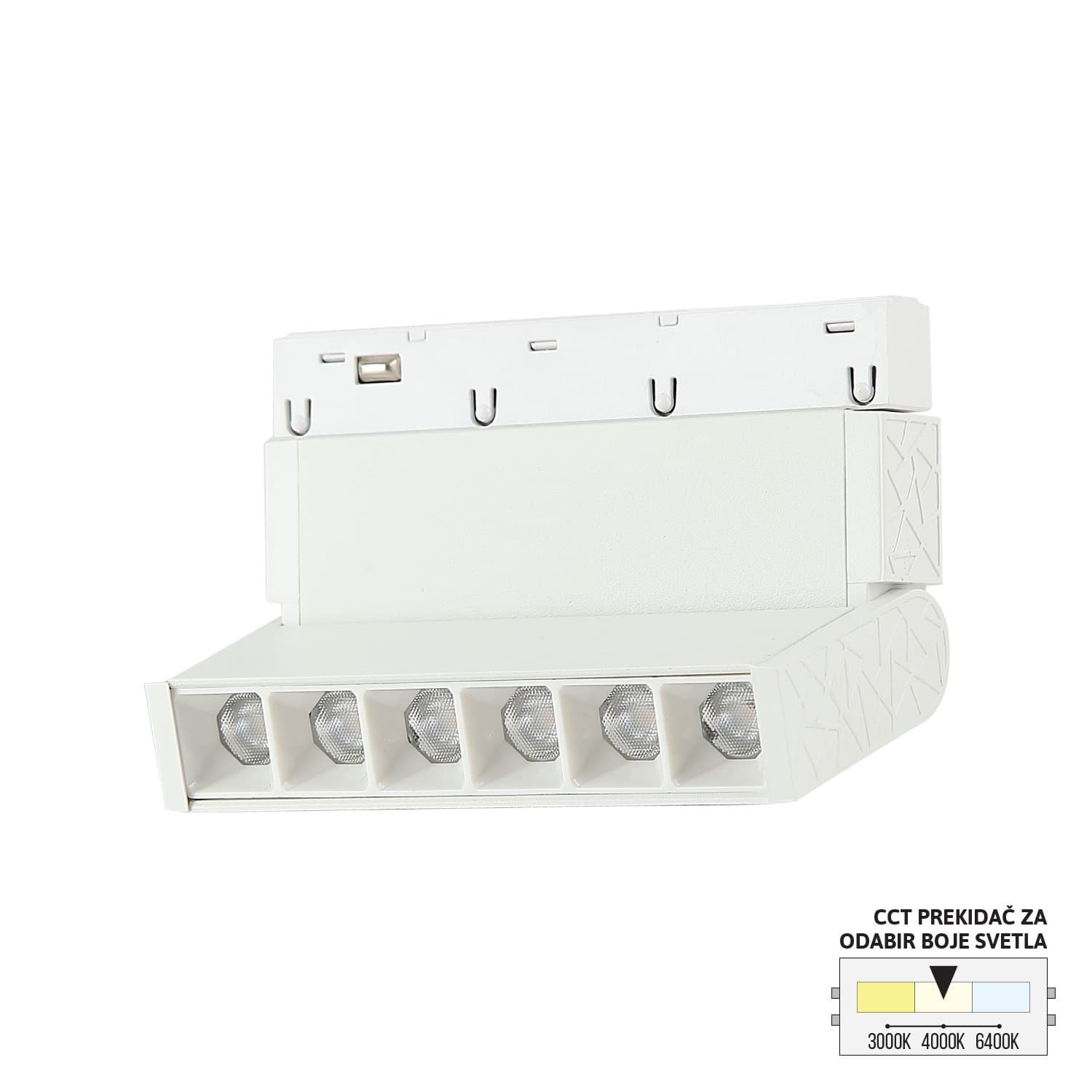 LED magnetna svetiljka CCT FM2101-6 WH