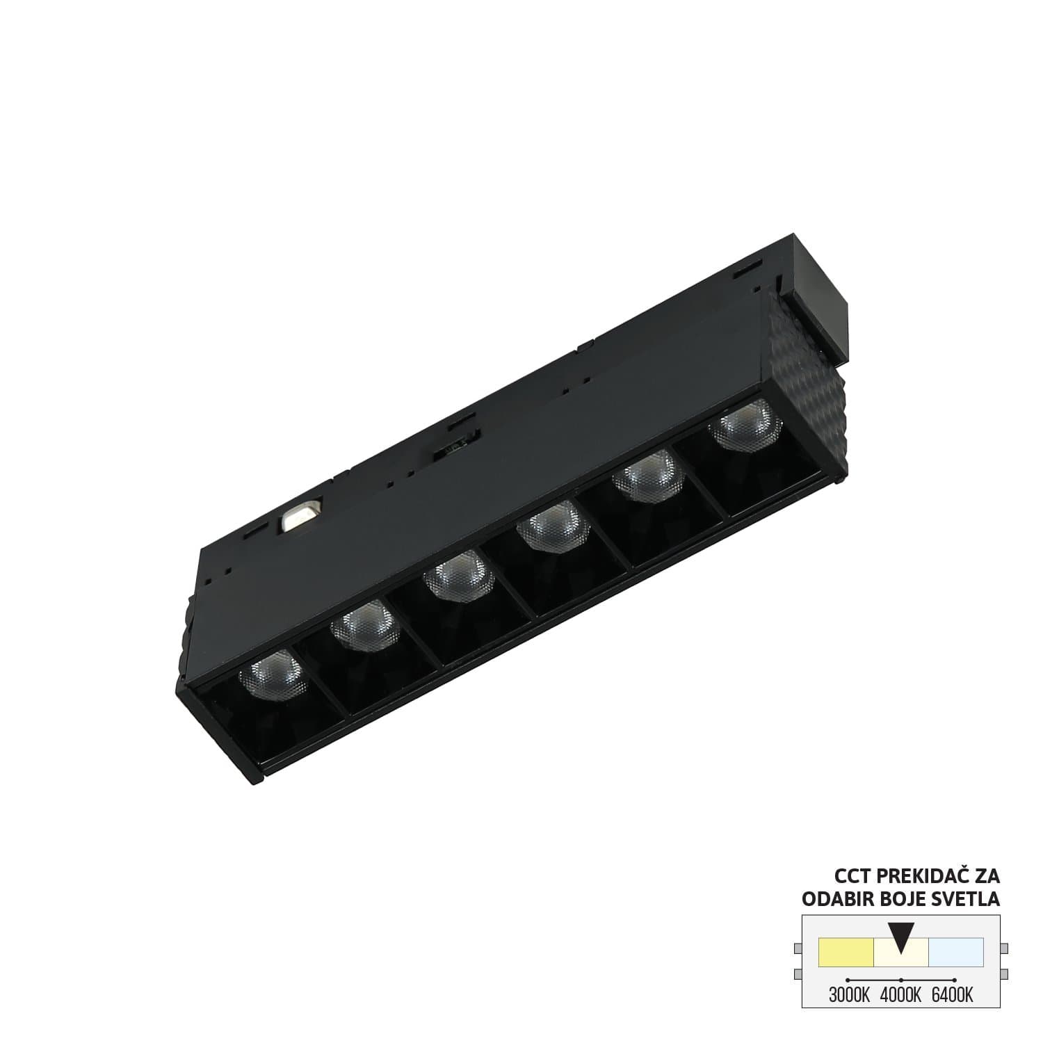LED magnetna svetiljka CCT FM2001-6 BK