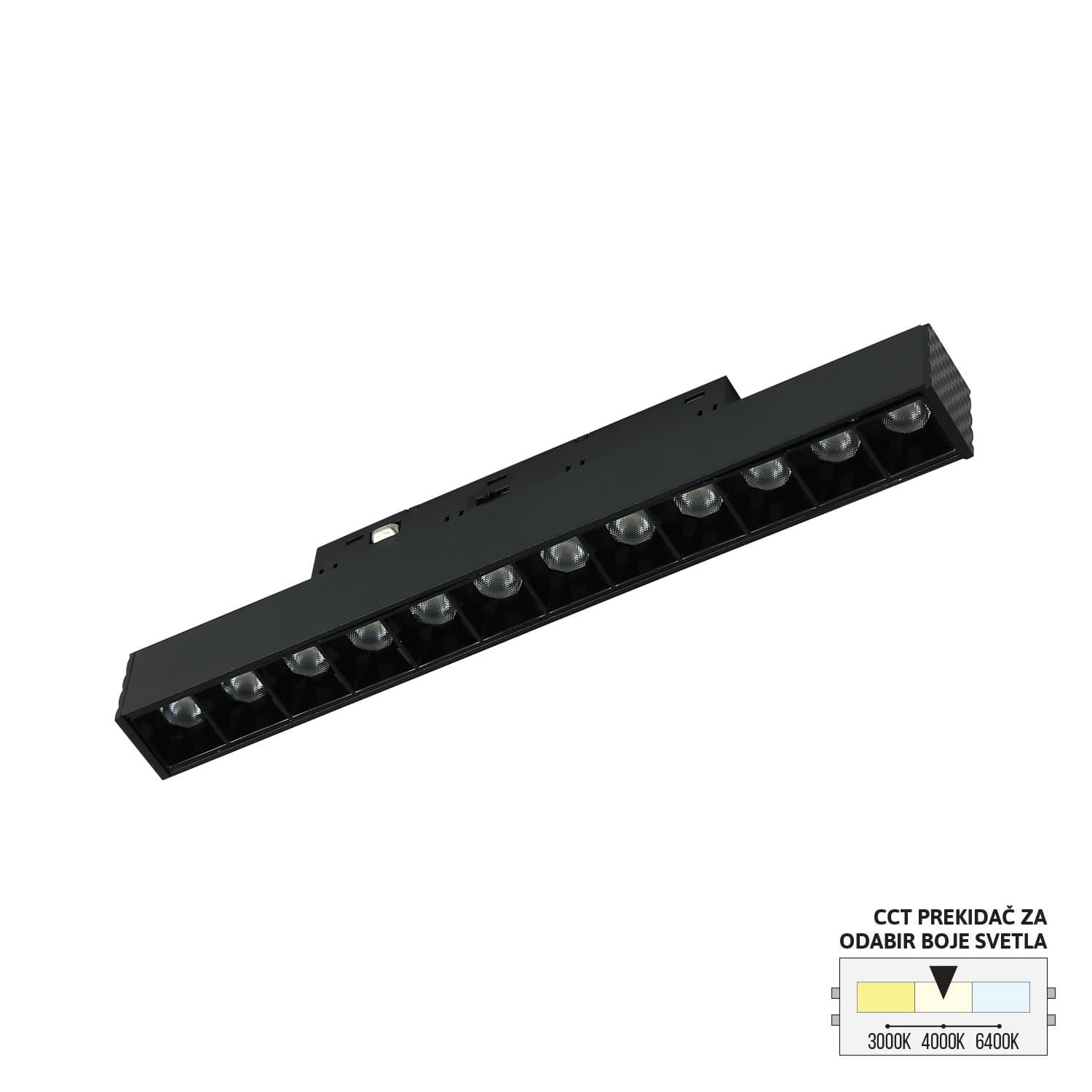LED magnetna svetilljka CCT FM2001-12 BK