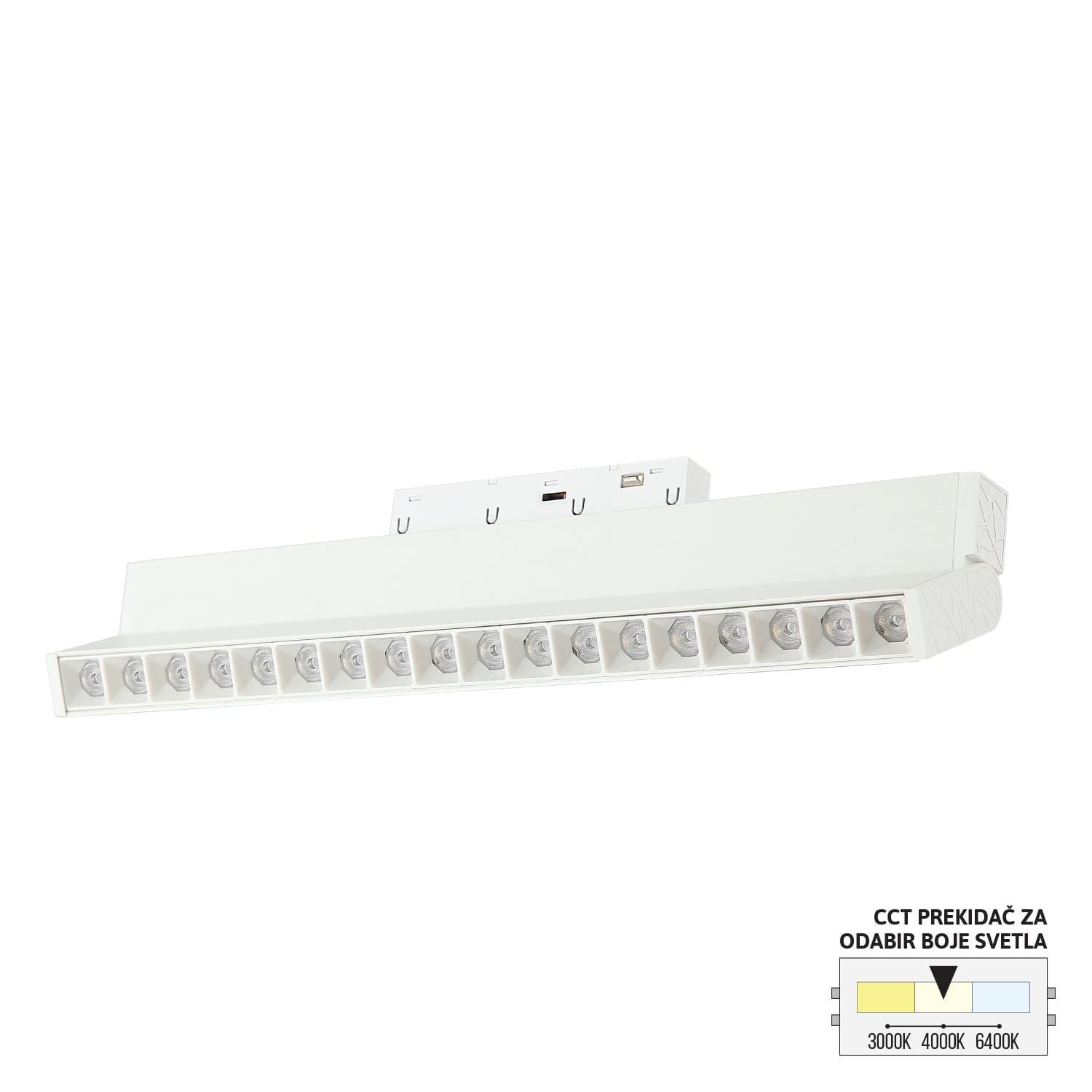 LED magnetna svetiljka CCT FM2101-18 WH