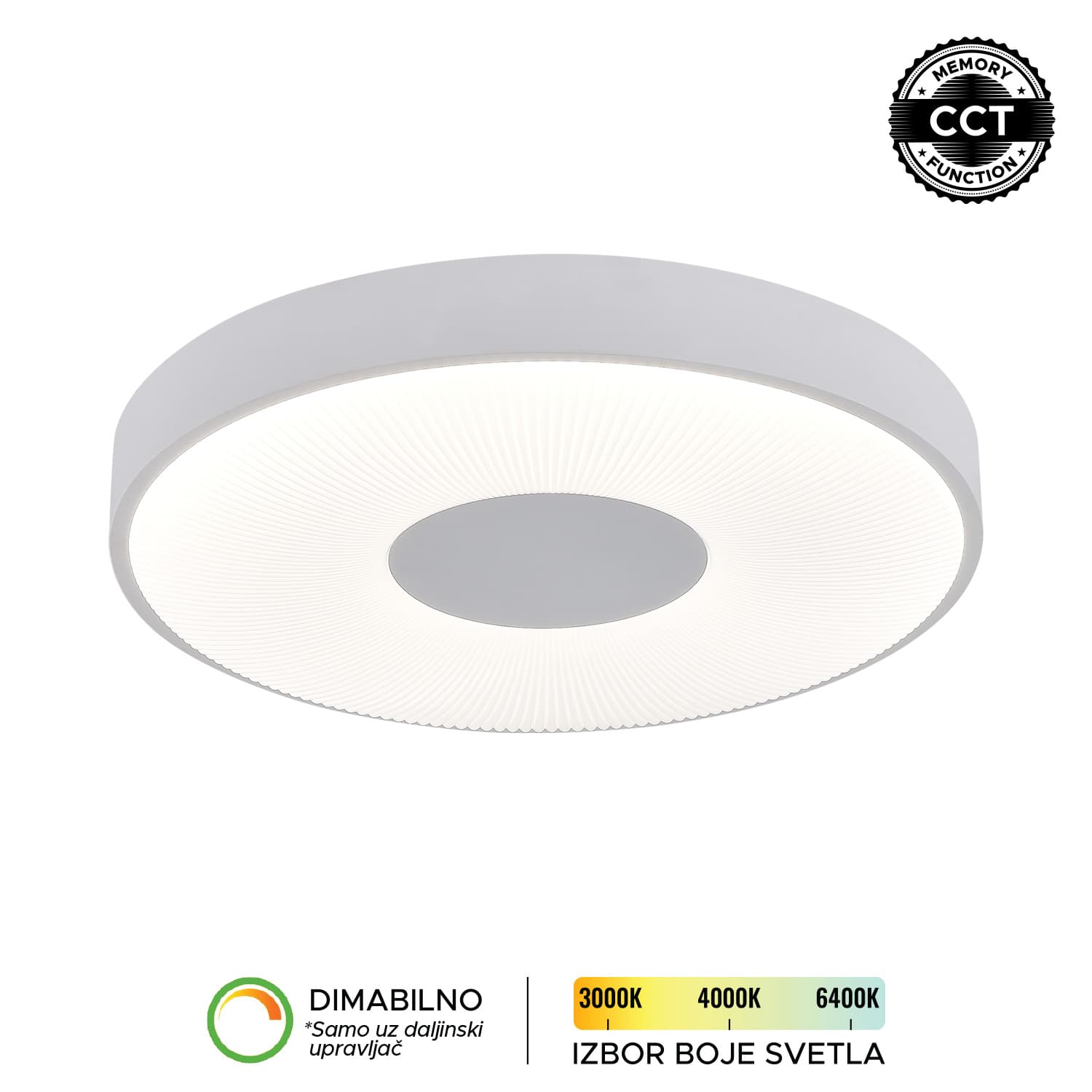 LED plafonjera LP-408-28R WH