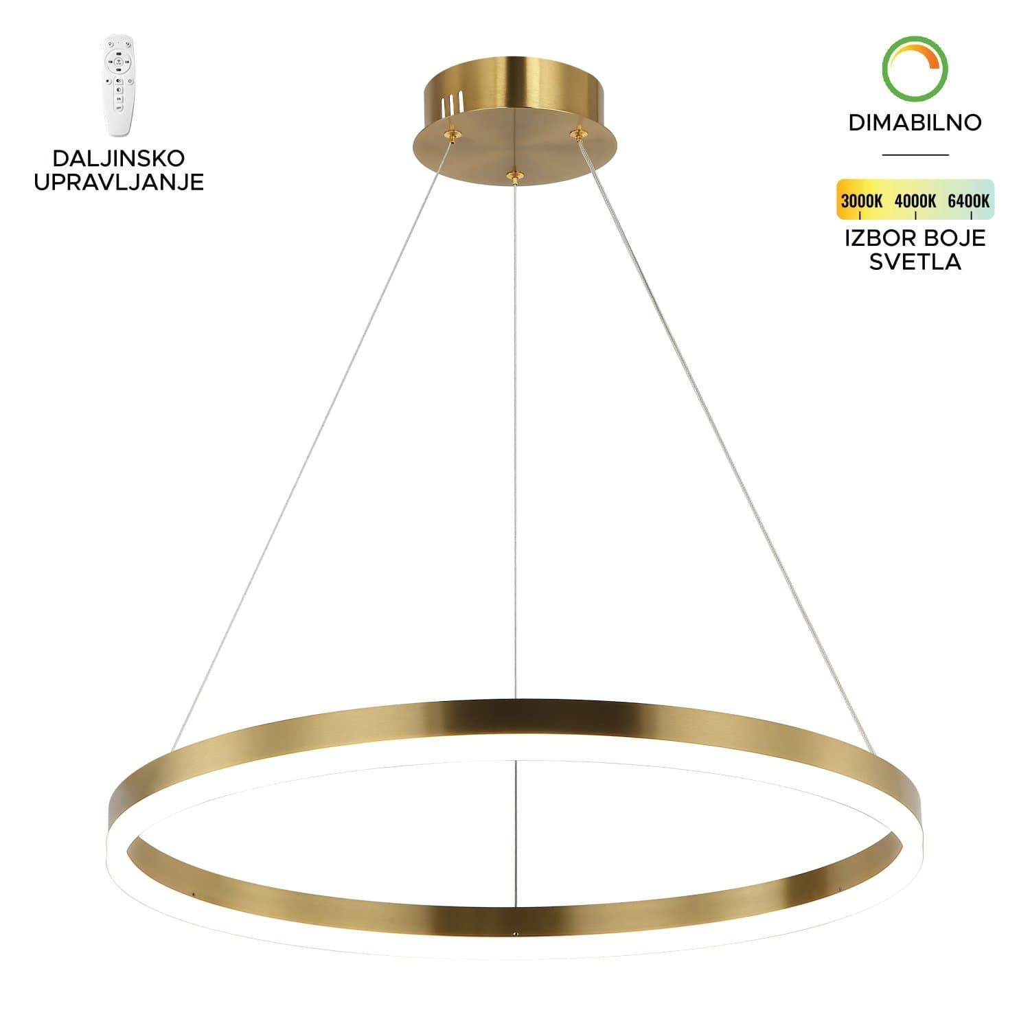 LED visilica F2047-44V SG - LED visilice
