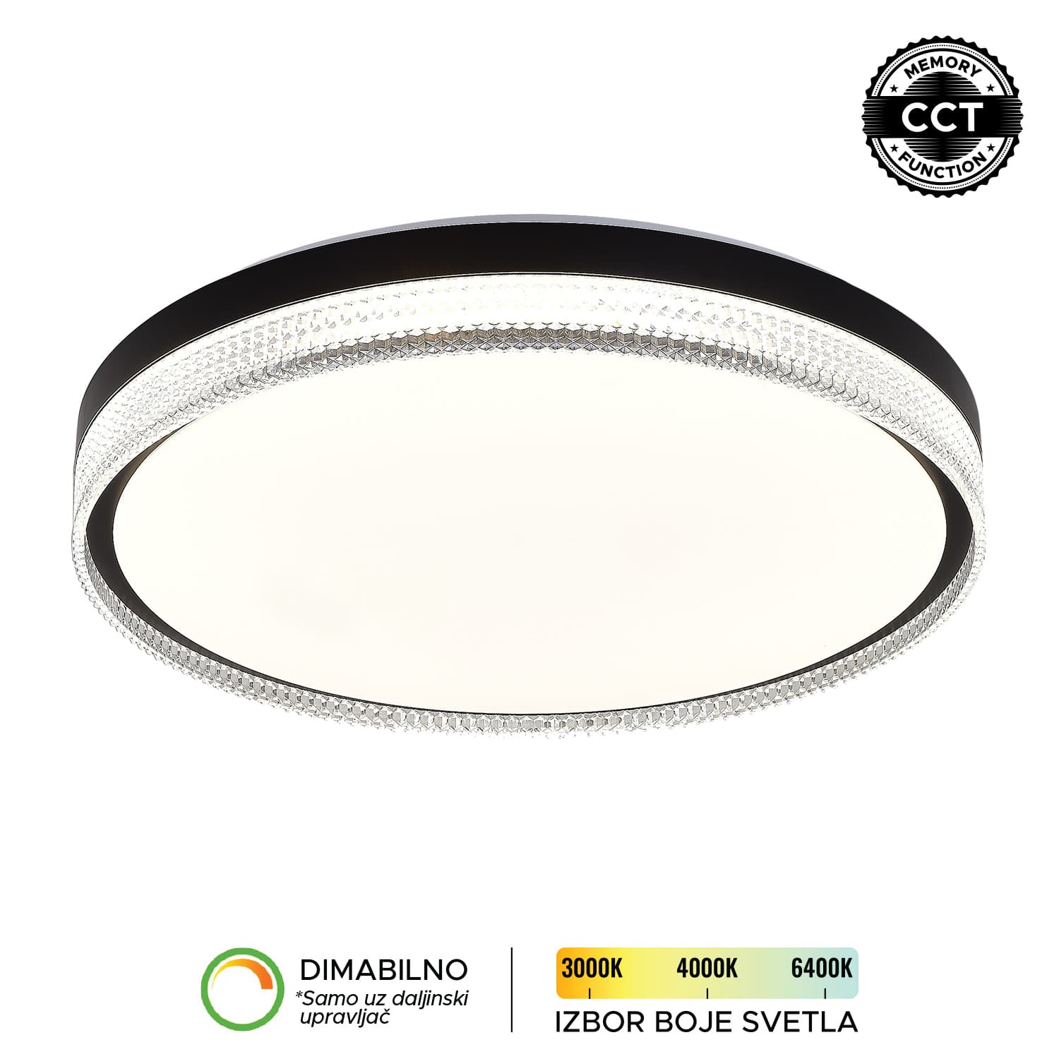 LED plafonjera LP-415-70R BK - LED plafonjere i plafonske lampe