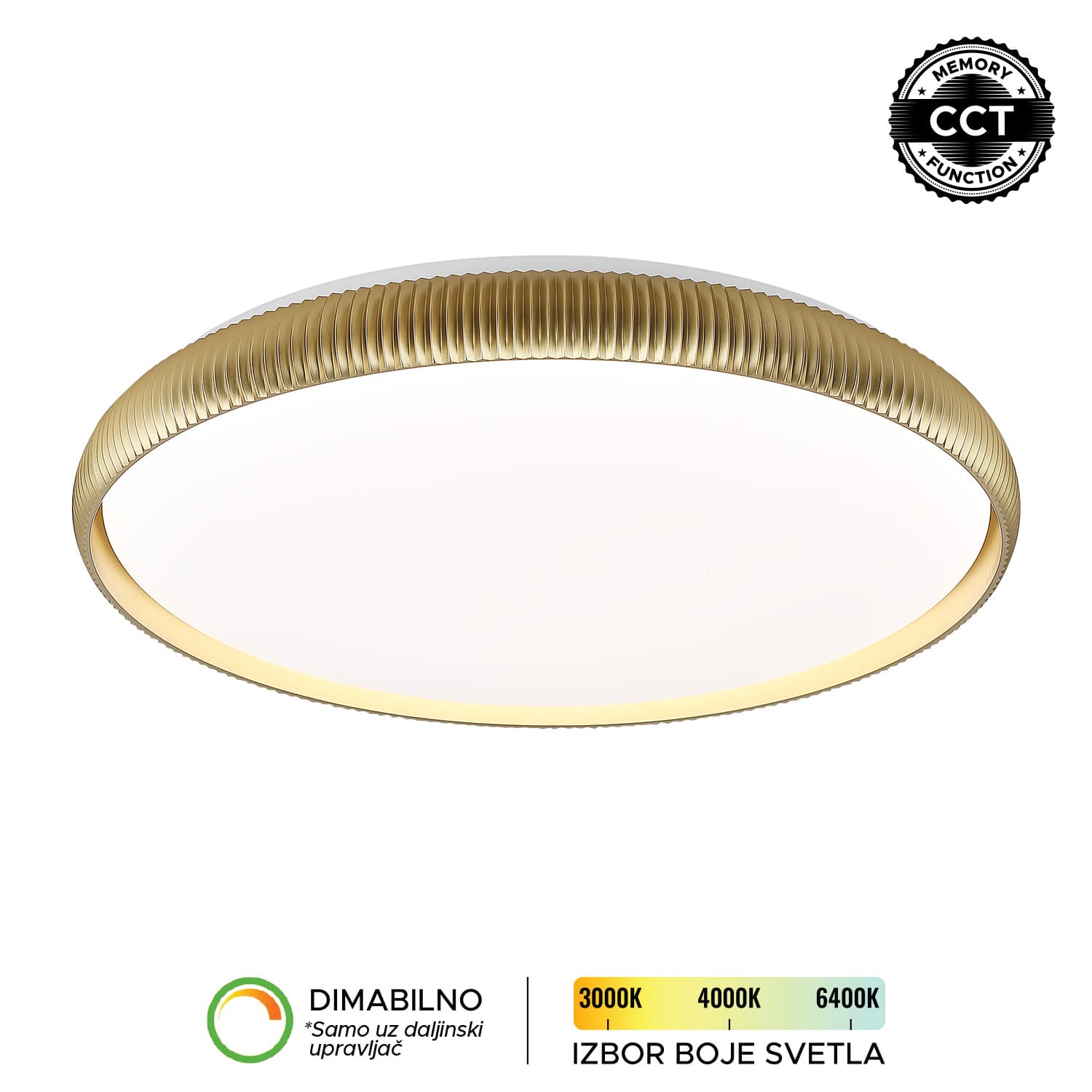 LED plafonjera LP-424-48R SG - LED plafonjere i plafonske lampe