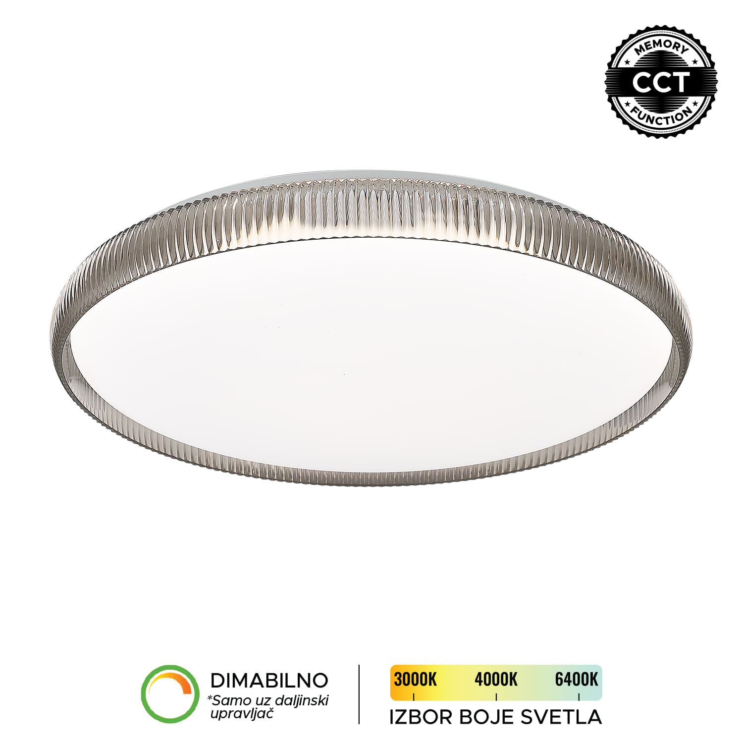 LED plafonjera LP-424-48R SGY - LED plafonjere i plafonske lampe
