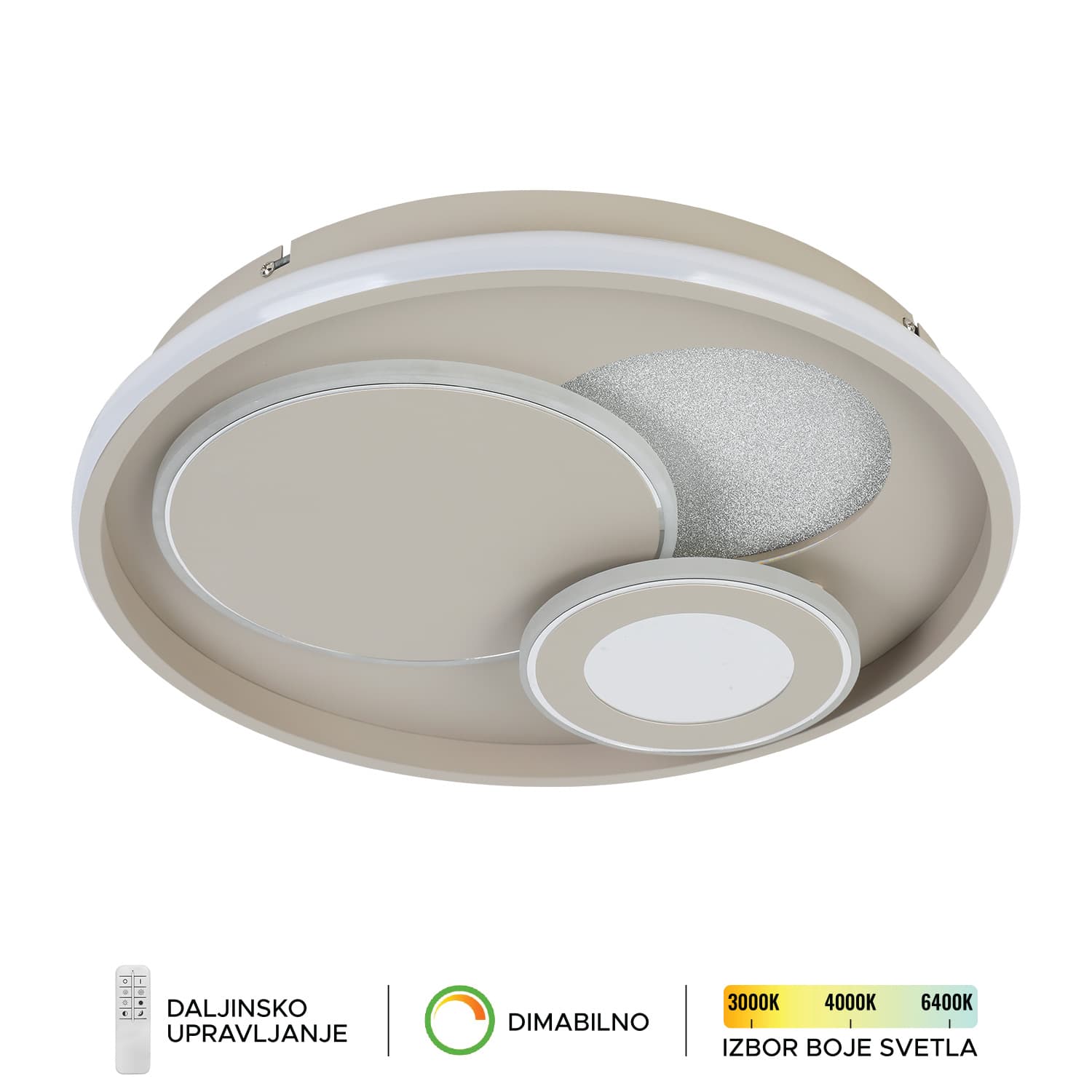 LED plafonska lampa F2104-24C WH - LED plafonjere i plafonske lampe