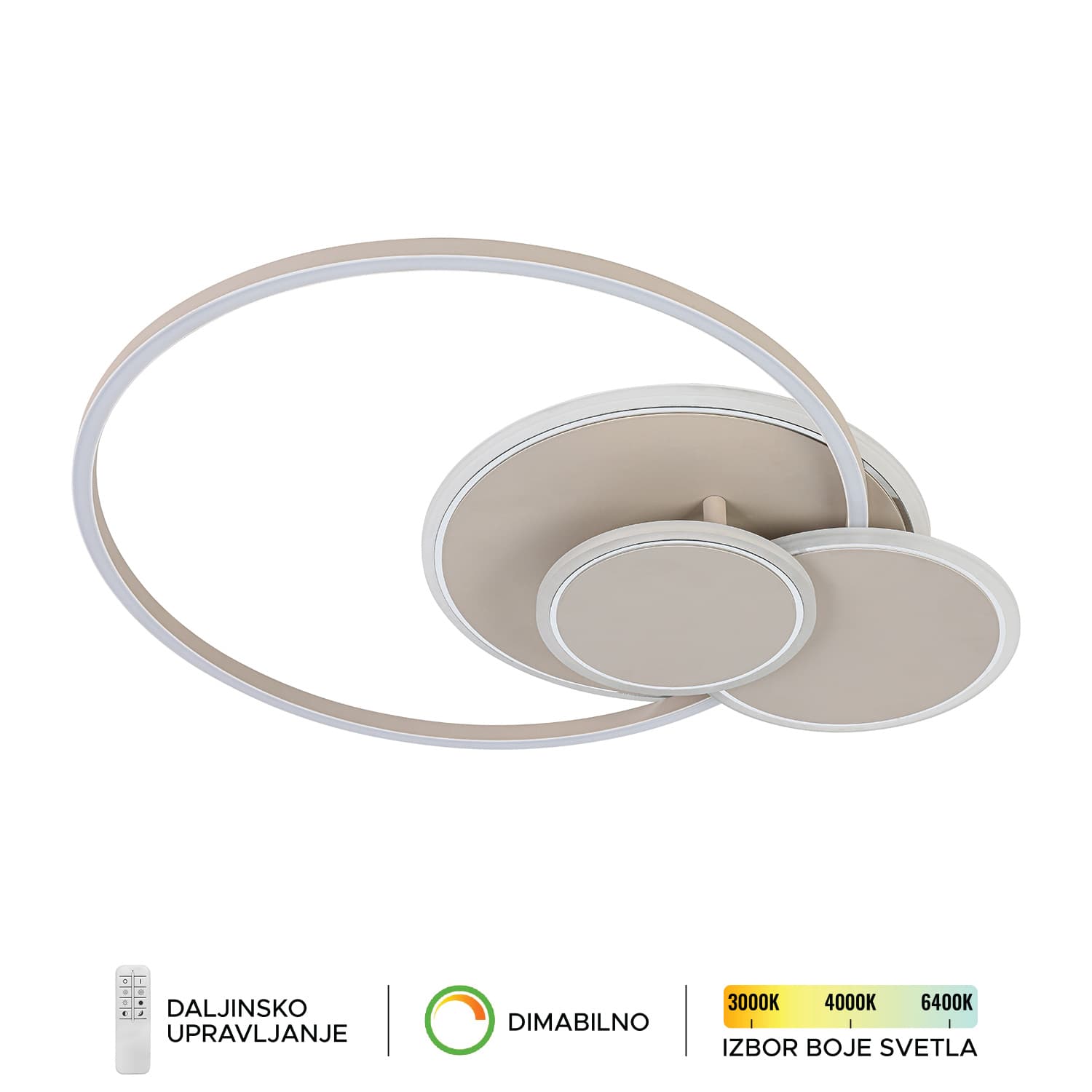 LED plafonska lampa F2105-24C BE - LED plafonjere i plafonske lampe