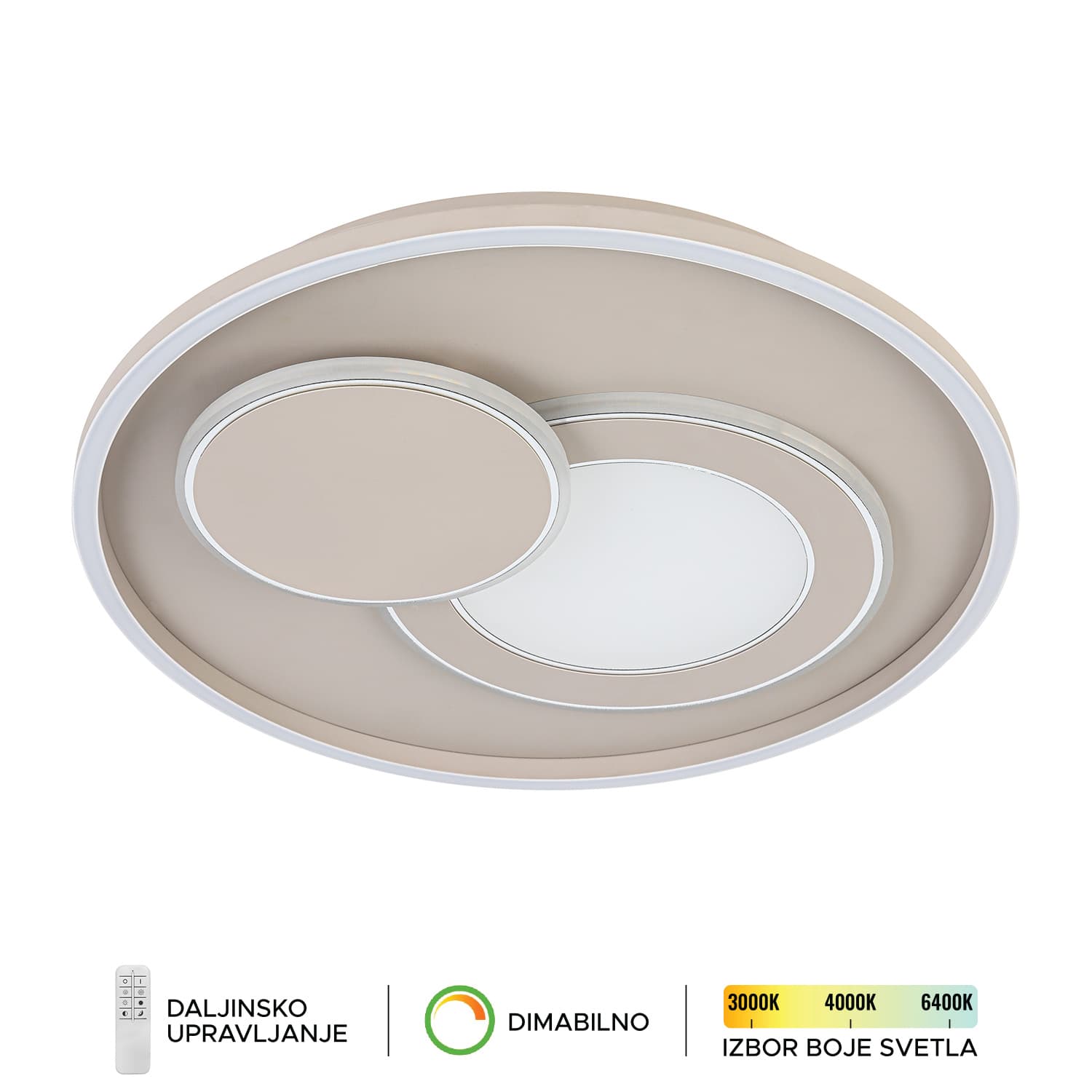 LED plafonska lampa F2106-24C BE - LED plafonjere i plafonske lampe