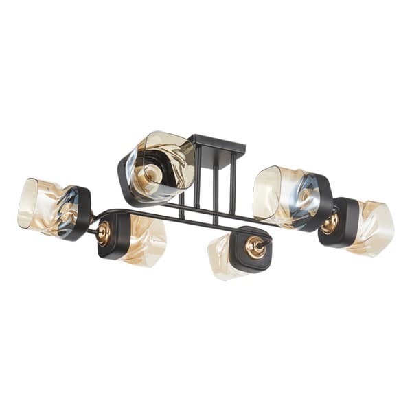 Plafonska lampa MD2747-6 BK+GD - Plafonske lampe