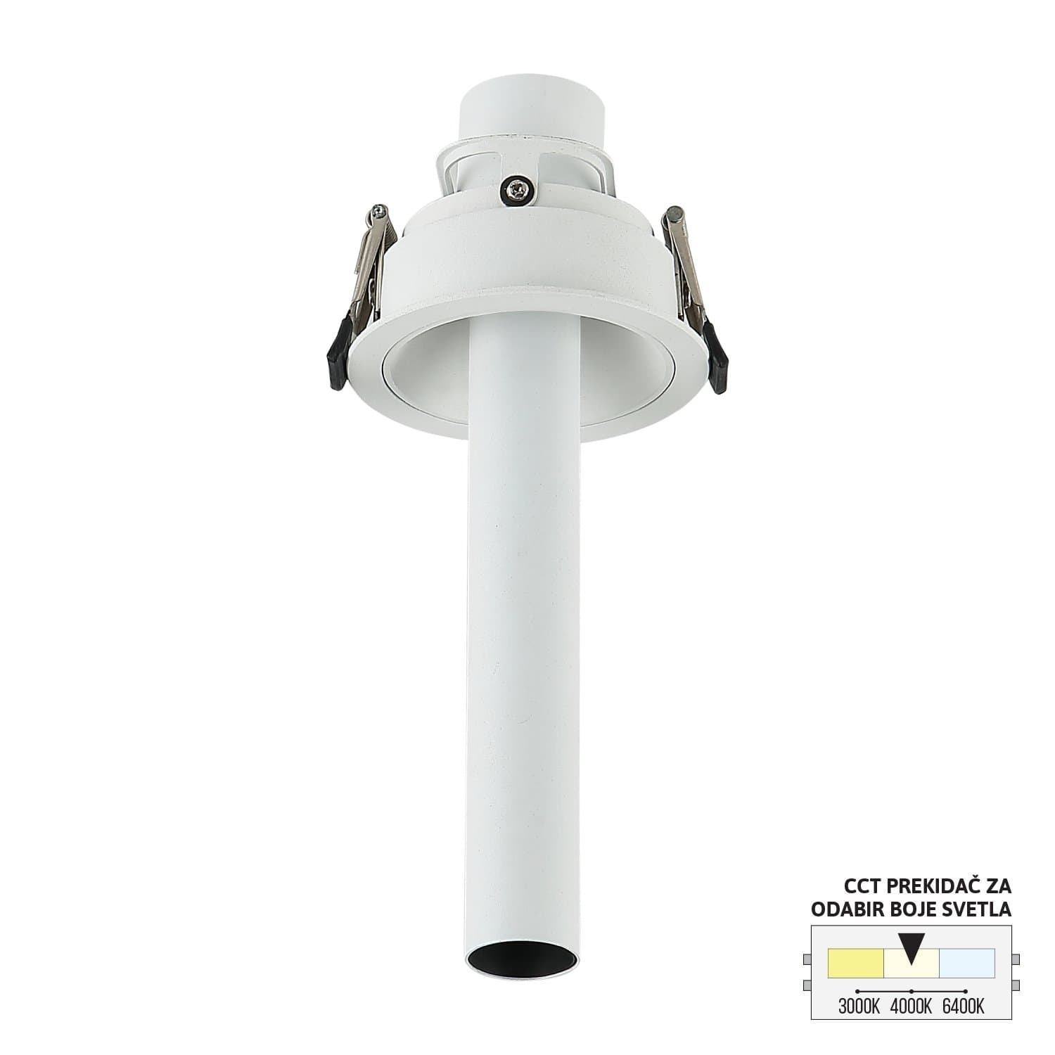 LED ugradna lampa LU-10-7 WH - LED plafonjere i plafonske lampe