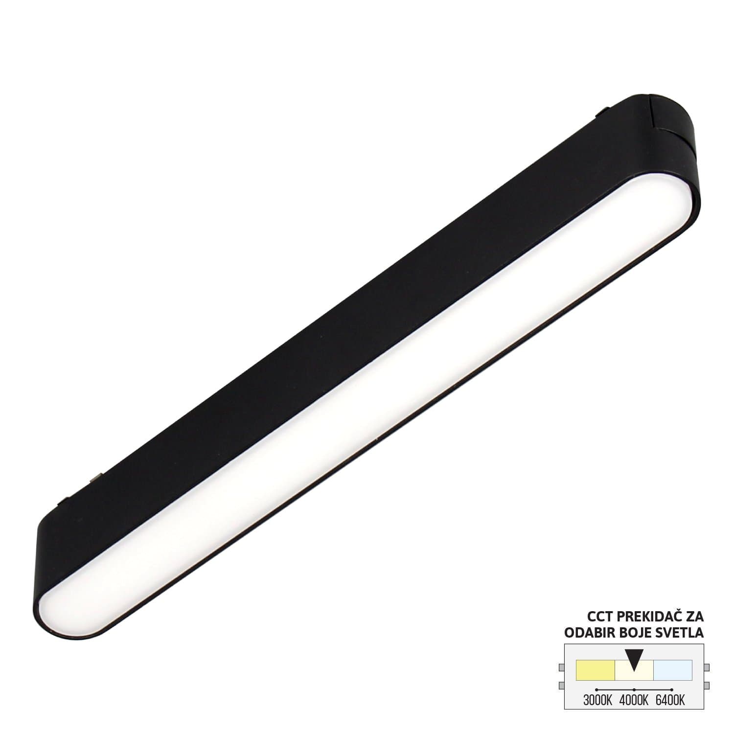 LED magnetna svetiljka CCT ULTRA SLIM FMS1001-12 BK - Novo u ponudi