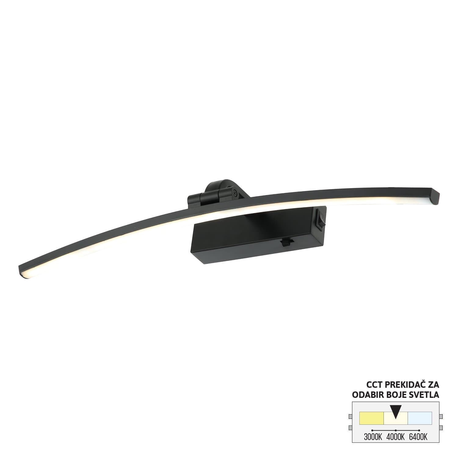 LED zidna lampa LZ008-12 BK