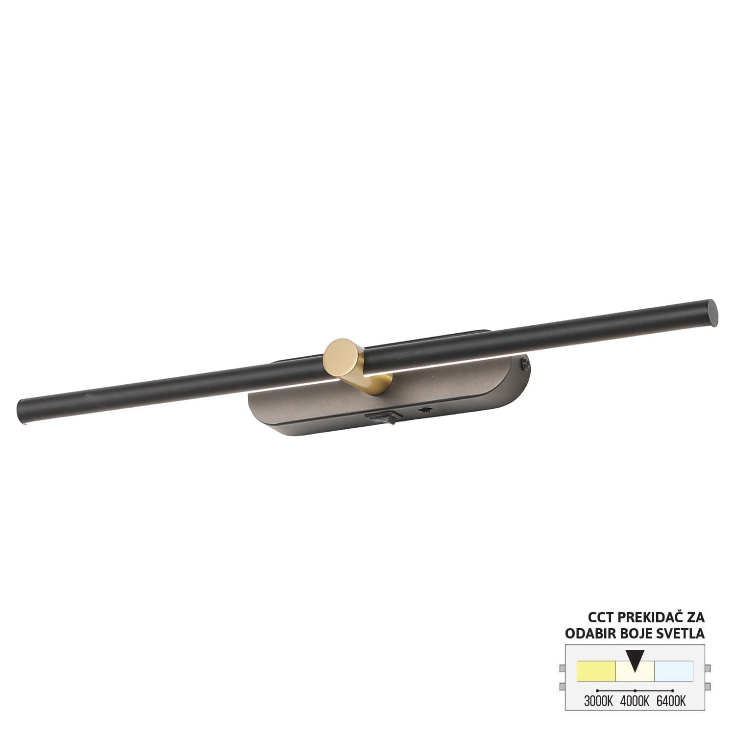 LED zidna lampa LZ009-8 BK+SG