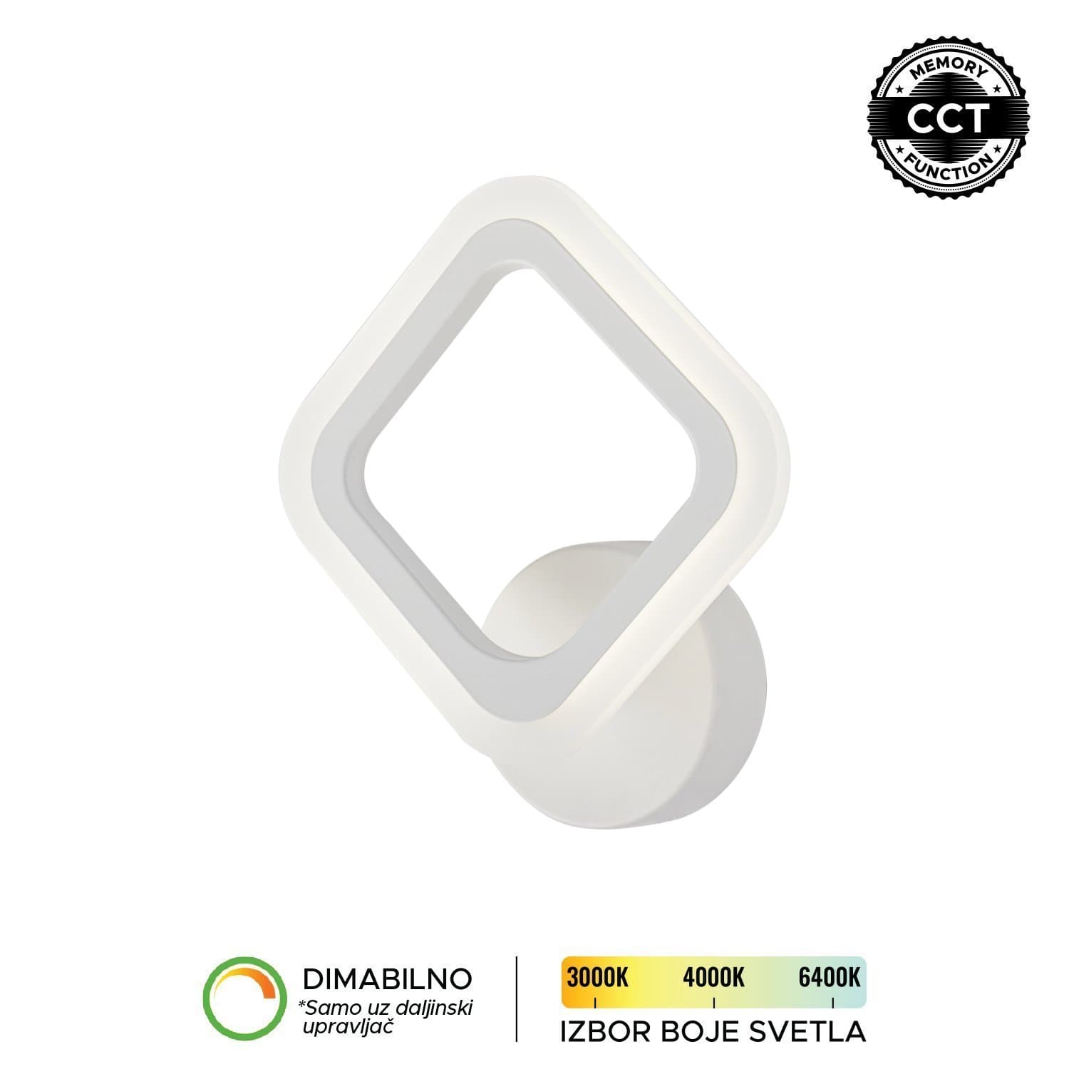 LED zidna lampa F2082-10Z WH