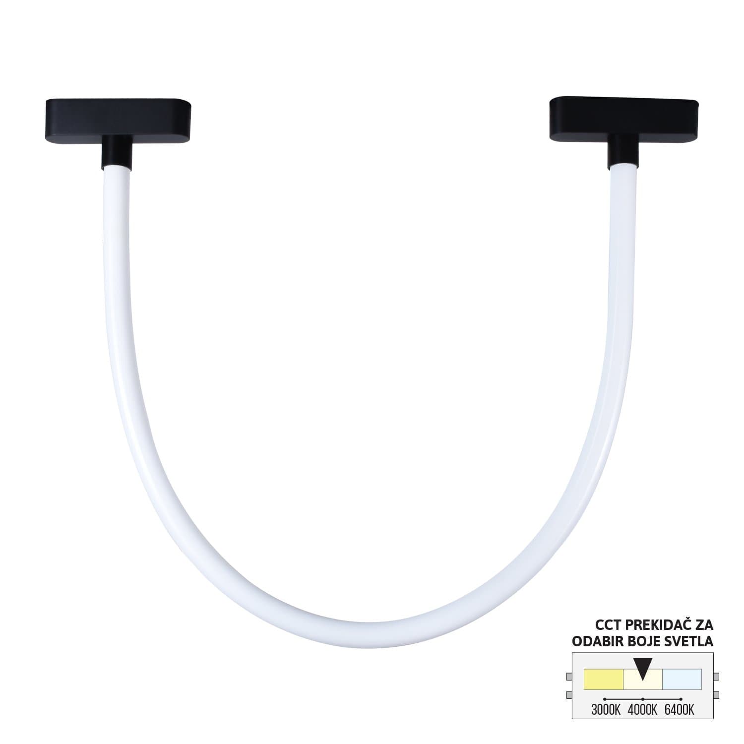 LED magnetna svetiljka CCT ULTRA SLIM FMS4006-10 BK
