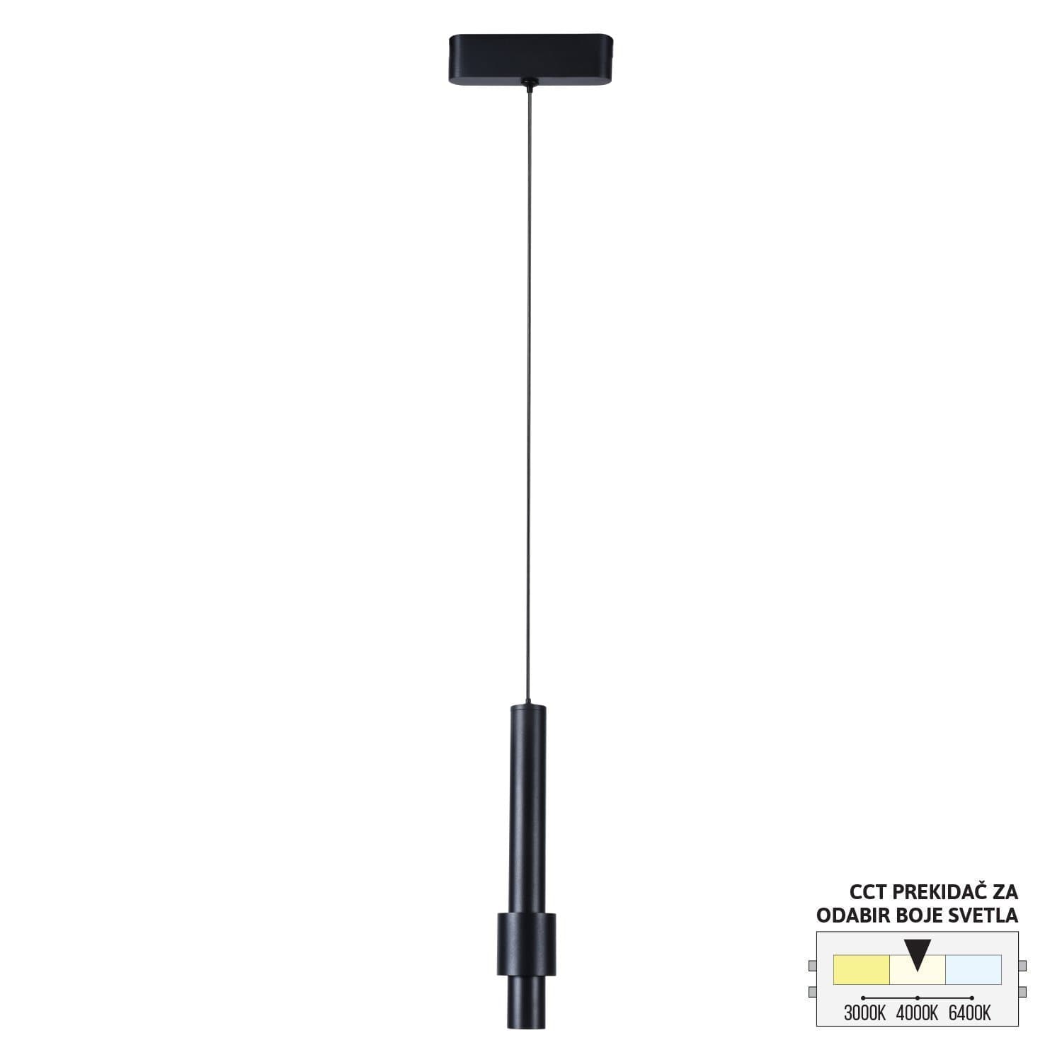 LED magnetna visilica CCT ULTRA SLIM FMS4005-7 BK